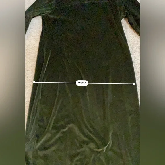 Harve Bernard Olive Green Floor Length Women’s Dress XL - Picture 7 of 7